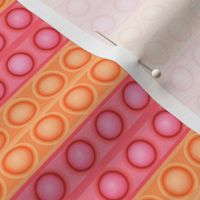 Pop Dots Stripes Pink and Orange