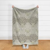 large cozy paisleys in sage
