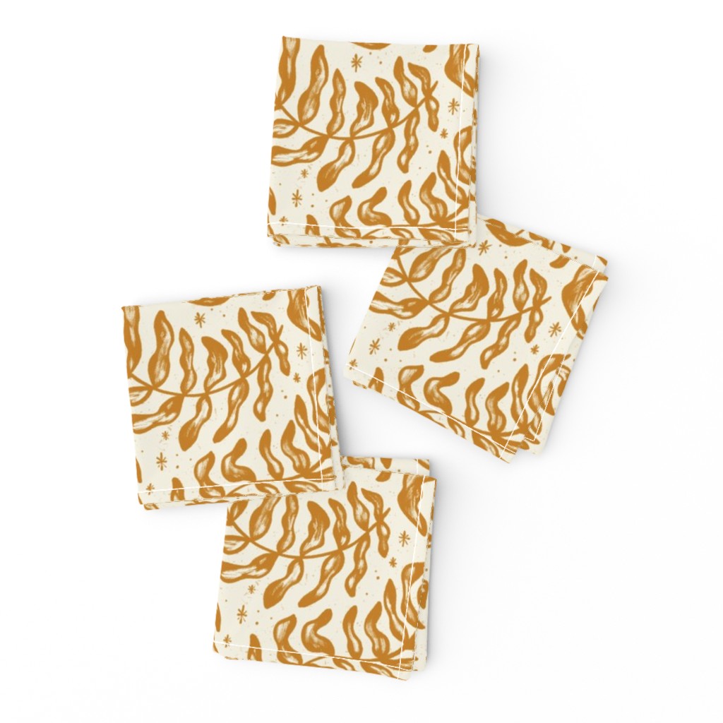 Wavy Palms | Petal Solids Desert Sun