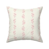 Dainty Floral Stripes - Pink
