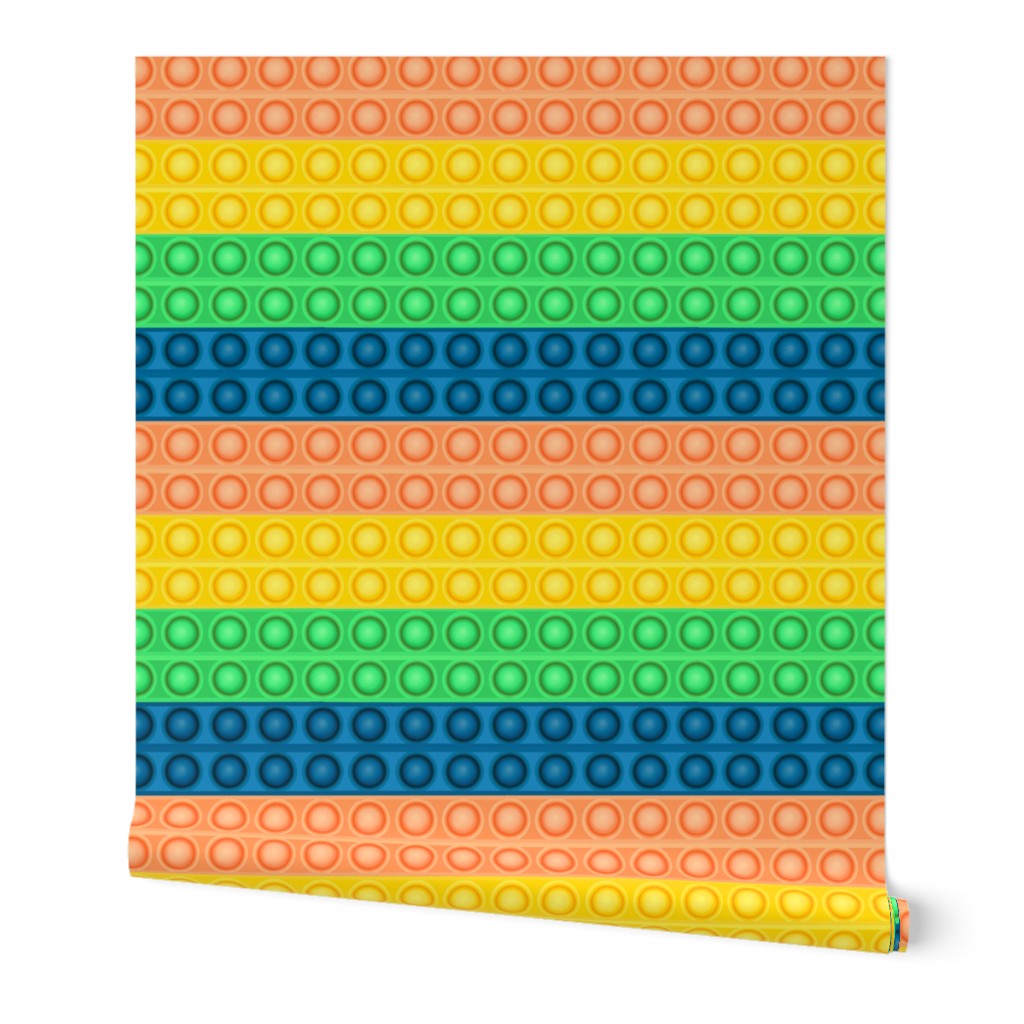 Multicolored Pop Dot Stripes