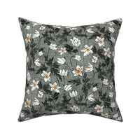 Wild Anemone (charcoal) MED
