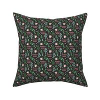 MATURE - Howdy Hoes Cactus Print Charcoal Back