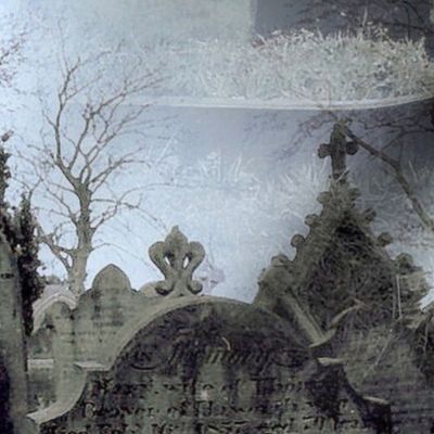 Haworth Graveyard in the Mist