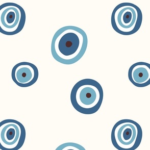 Evil eye - large pattern version