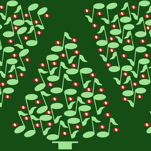 Musical Christmas Tree Green