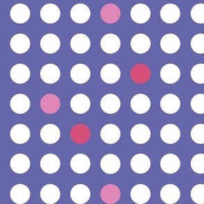 very peri and white polka dots medium scale