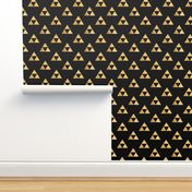 Tri Angle Force, Gold on Black