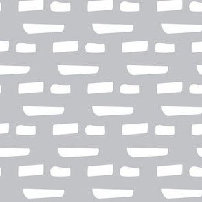 white brick on gray background