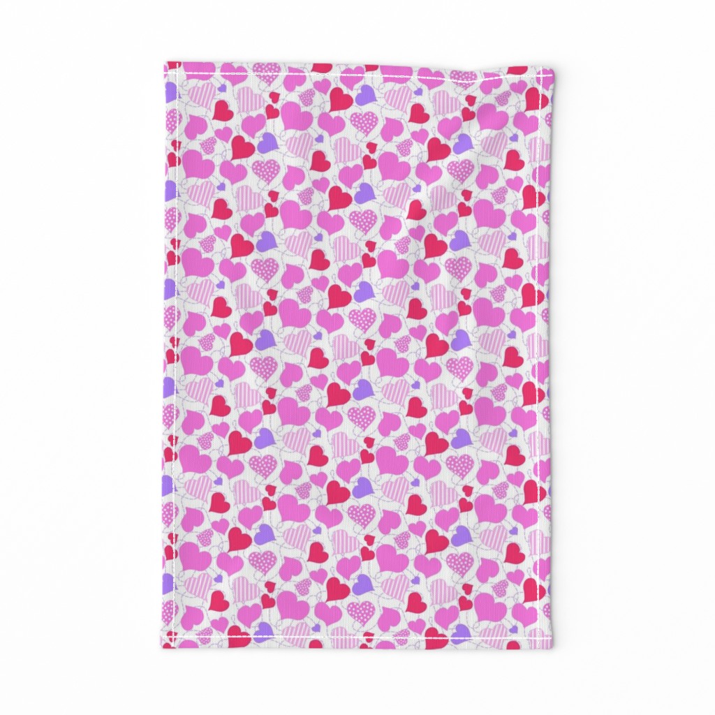 Trail to My Heart - Cute Valentine Fabric