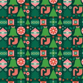 Merry & Bright Christmas | Green | Small