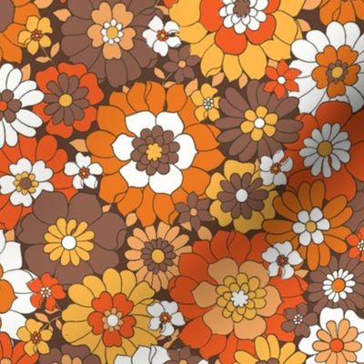 Avery Retro Floral Fall - large scale