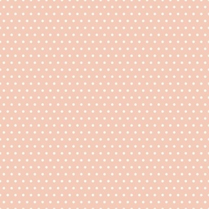 Polka Dot Pink and Cream 6x6