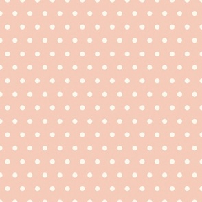 Polka Dot Pink and Cream 12x12