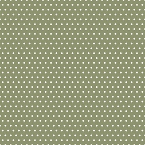 Polka Dot Sage Green 6x6