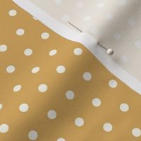 Polka Dot Yellow and Cream 6x6