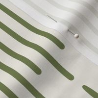 Stagger Stripes | Olive | Large