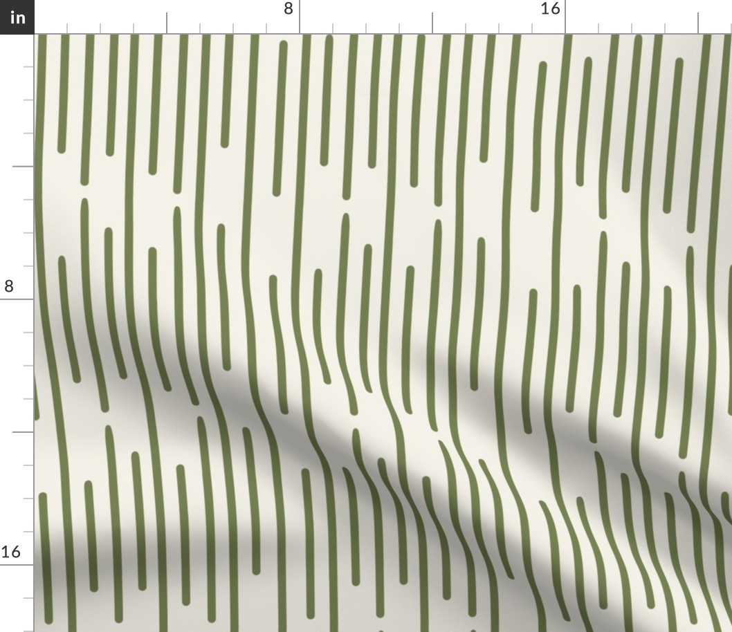 Stagger Stripes | Olive | Large