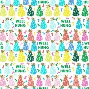 **** MATURE - WELL HUNG PENIS HOLIDAY TREE PRINT