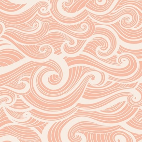 Ocean Waves Pink Glow SM