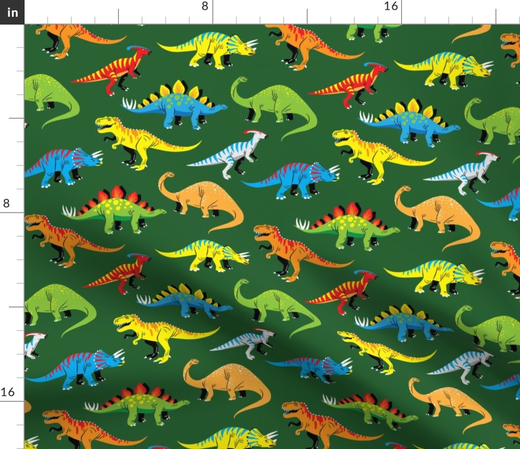 Colorful dinosaurs