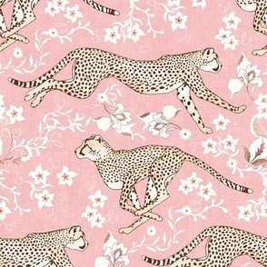 Cheetah Chintz - cotton candy pink 