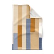 Retro Colour Blocked Cosy Lines 2L Ochre