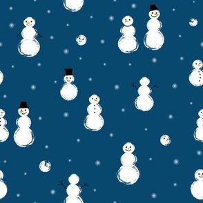 Snowmen winter pattern
