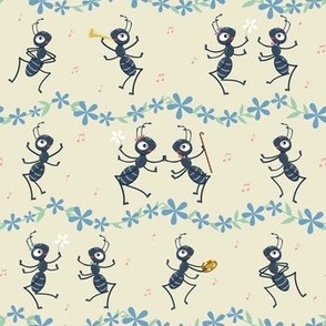 Dancing ants pattern