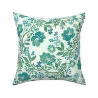 Cosy Floral Green Light