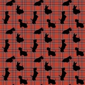 Scottie Dog and Scottish Check Small Scale