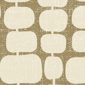 Mod Textured Dots_ivory/taupe_Large