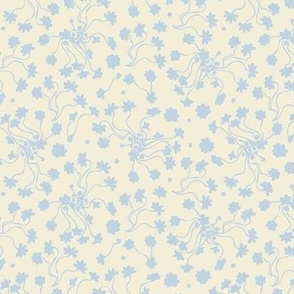 Airy in Light Blue and Off White