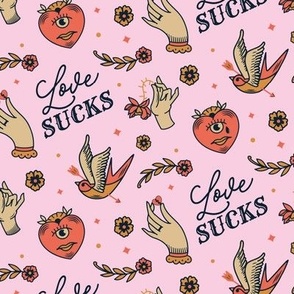Anti-valentine Fabric, Wallpaper and Home Decor | Spoonflower