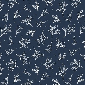 Navy Quirky Blooms