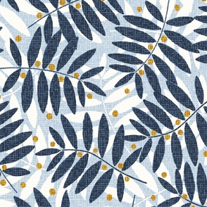 Fraxinus berries XL wallpaper scale by Pippa Shaw