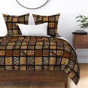 African Tribal Textiles Patchwork  - Design 12301428