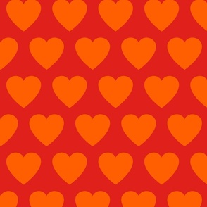 Orange Hearts