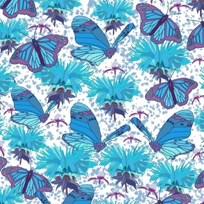 CT2158 Butterfly Garden Teal