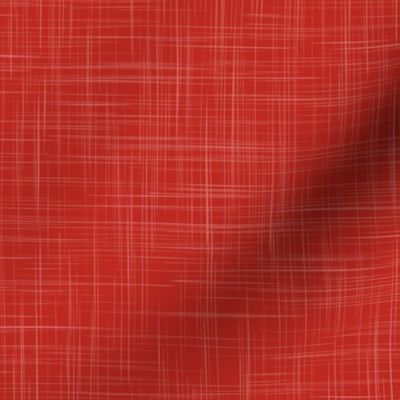 poppy red linen texture - petal solids coordinate