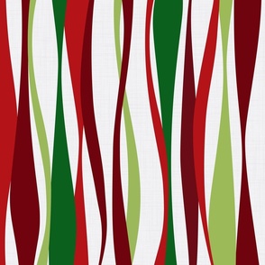 colorful christmas ribbons - xmas fabric