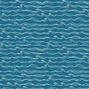 Aqua Ocean Waves (Smallest Scale)