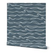 Blue-Gray Ocean Waves