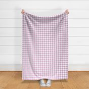 Hand-Drawn Gingham Mauve