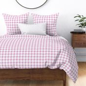 Hand-Drawn Gingham Mauve