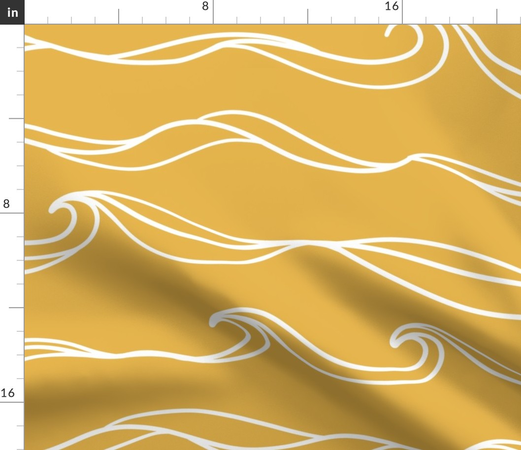 Golden Ocean Waves
