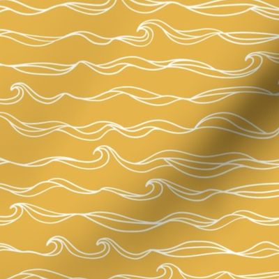 Golden Ocean Waves (Smaller Scale)