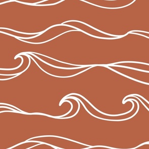 Rust Ocean Waves