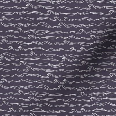 Violet Gray Ocean Waves (Smallest Scale)