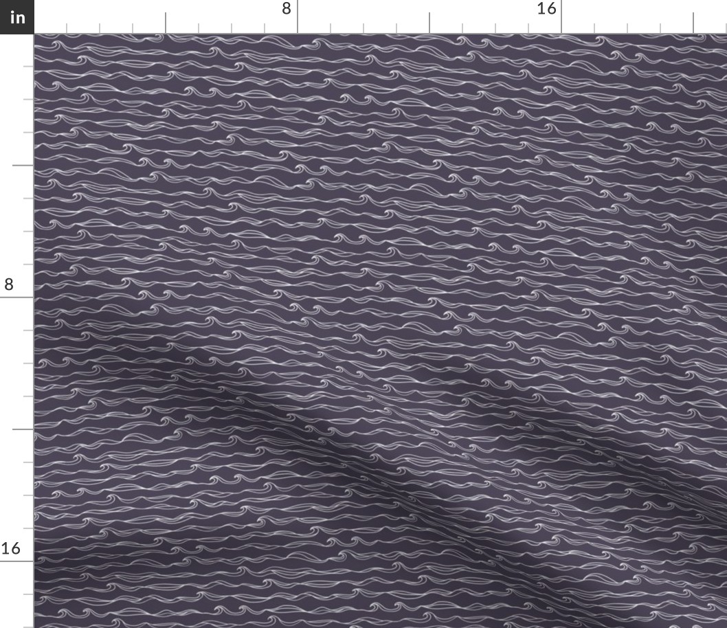 Violet Gray Ocean Waves (Smallest Scale)